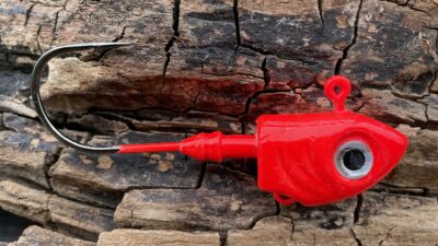 Fischkopf Jig UV-Rot 6/0 VMC 7249 HAKEN